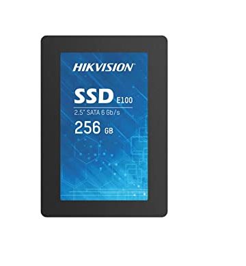 HIKVISION E100 256GB 2.5-Inch Internal SSD, SATA 6Gb/s, up to 550MB/s - Solid State Disks 3D Nand TLC